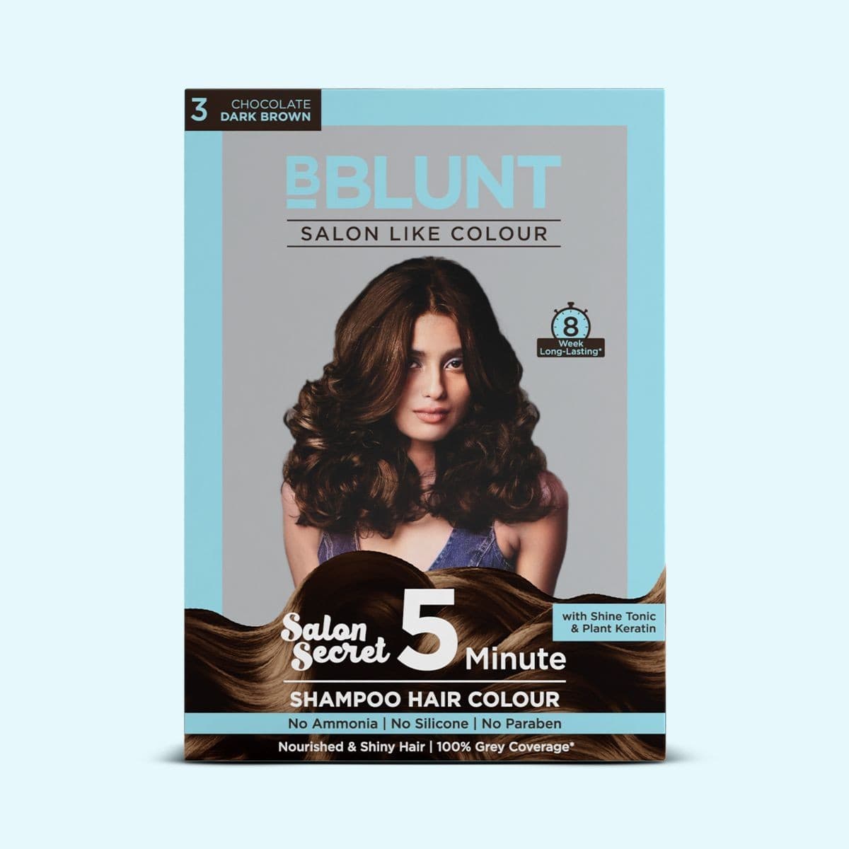 5 Min Shampoo Choco Dark Brown Duo test