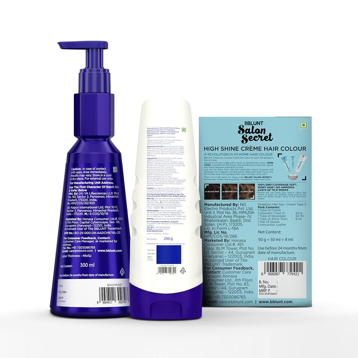 Chocolate Hair Color + Intense Moisture Combo