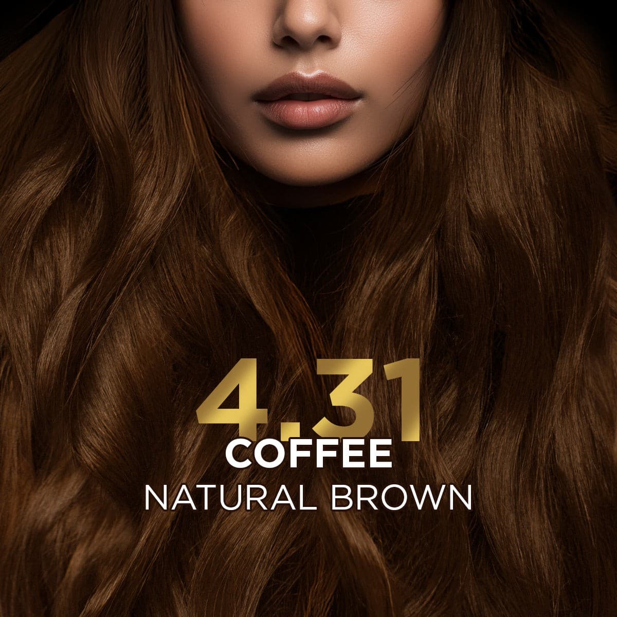 High Shine Conditioning Hair Colour - Coffee Natural Brown (Shade 4.31) Te