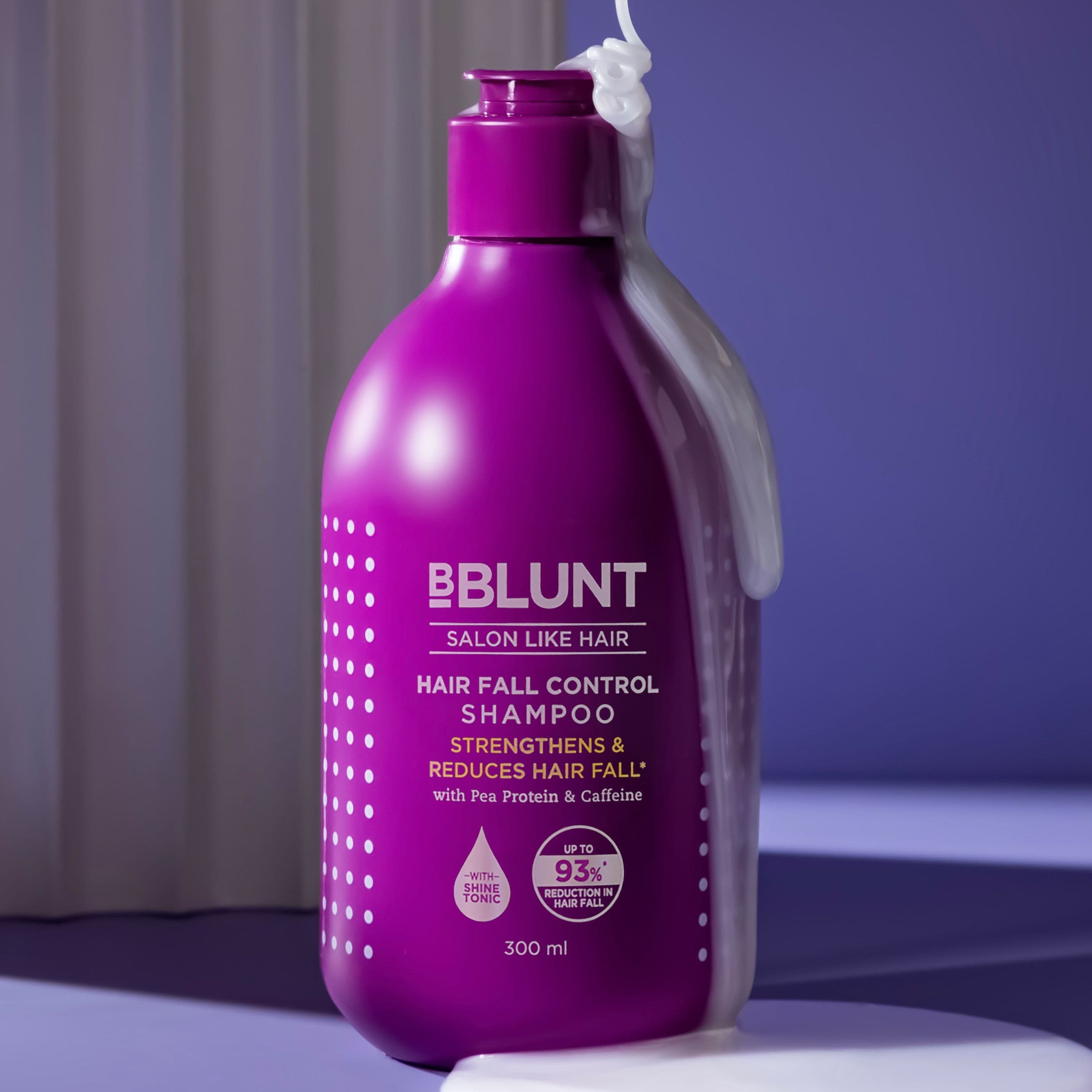 Hair Fall Control Shampoo with Pea Protein & Caffeine for Stronger Hair