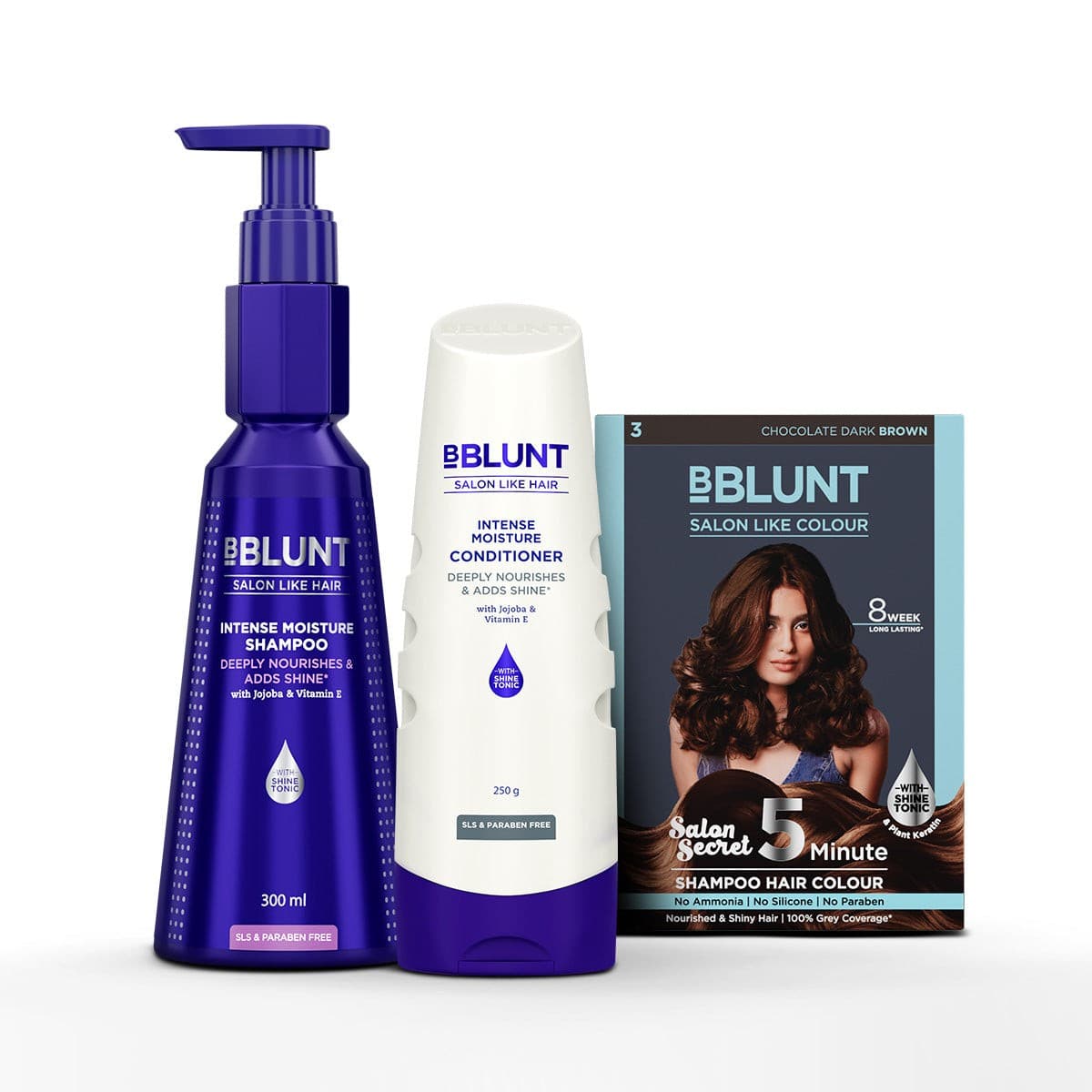 5 Min Choco Color Shampoo + Intense Moisture Combo