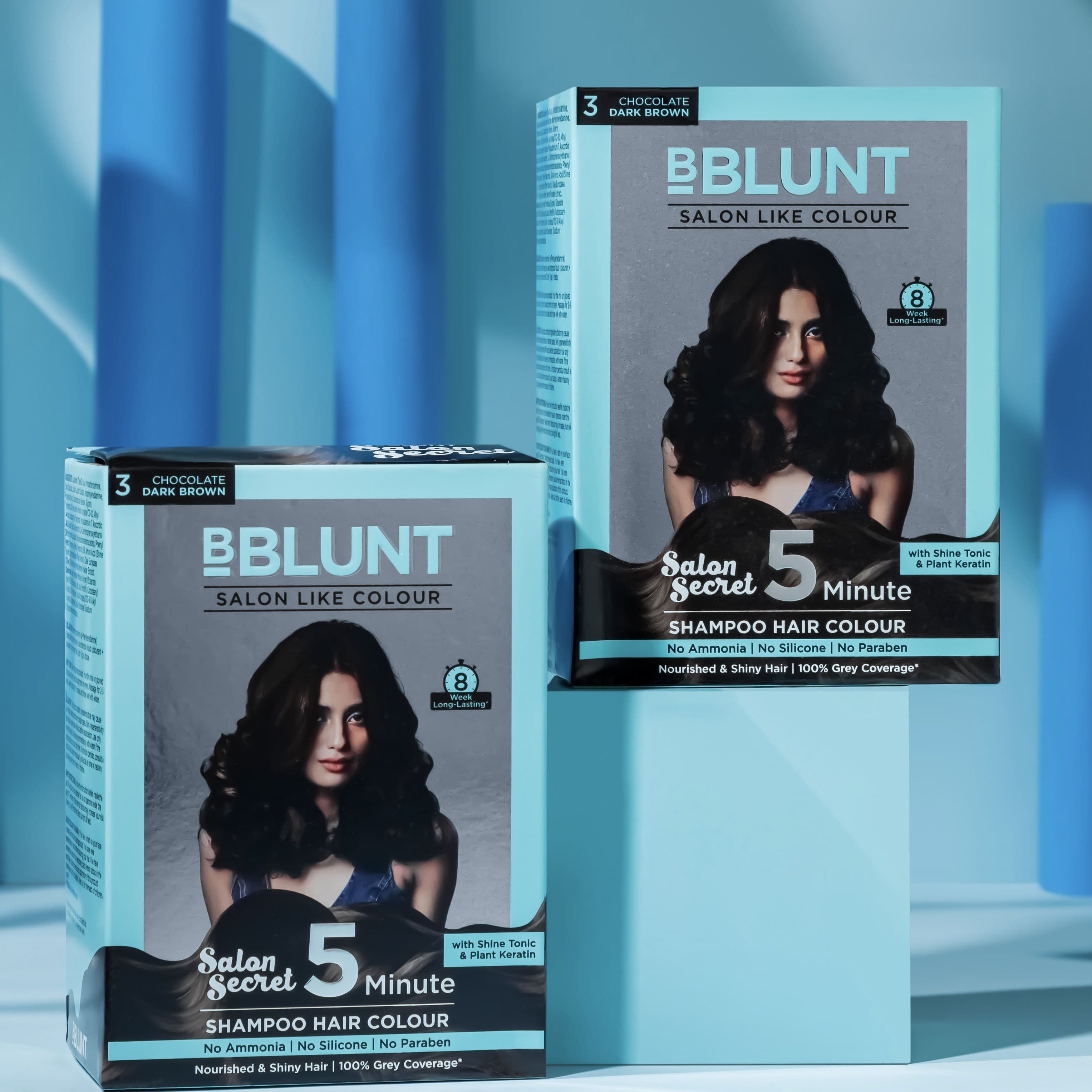 5 Min Shampoo Choco Dark Brown Duo test