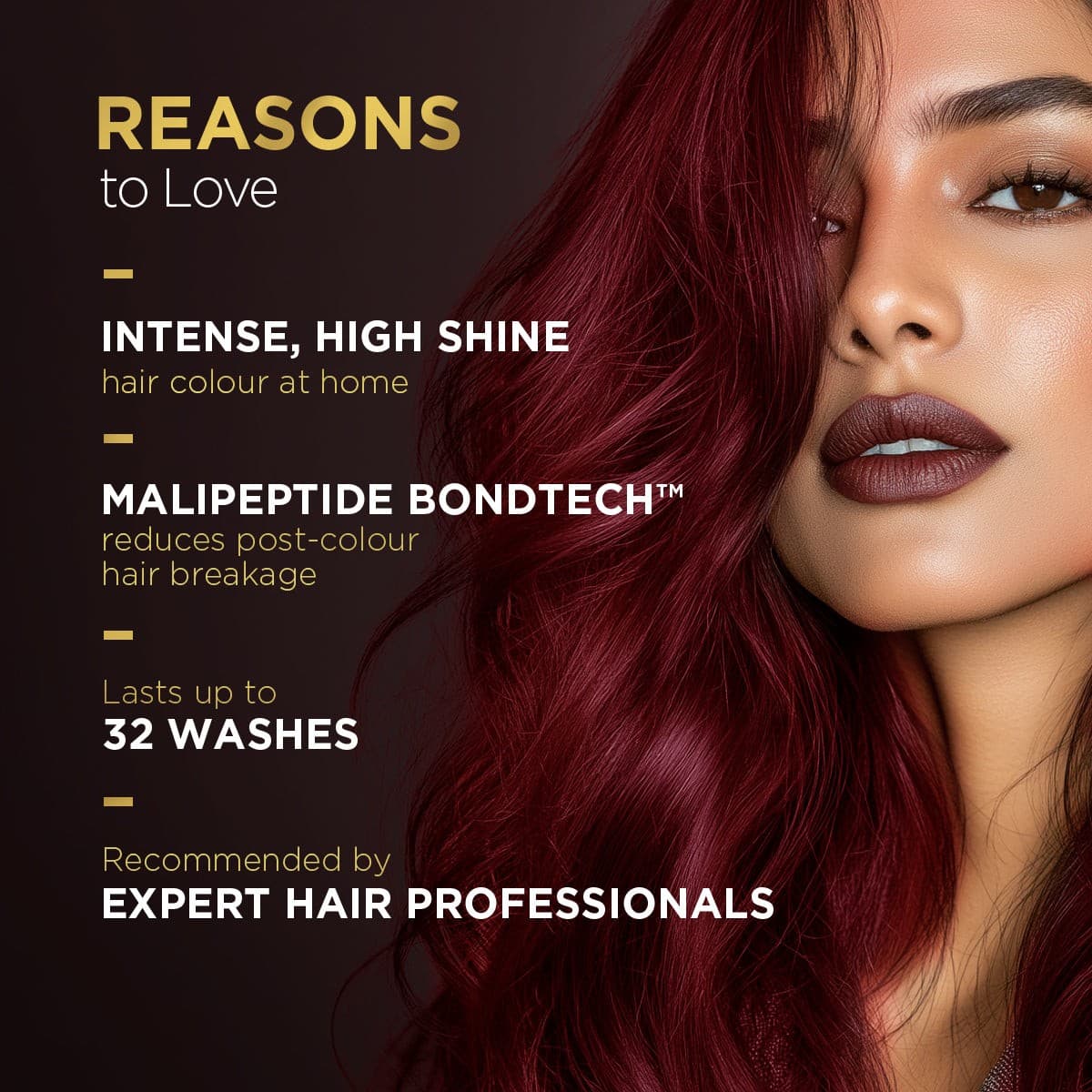 High Shine Conditioning Hair Colour - Cherry Red (Shade 6.62)(Pack of 3)