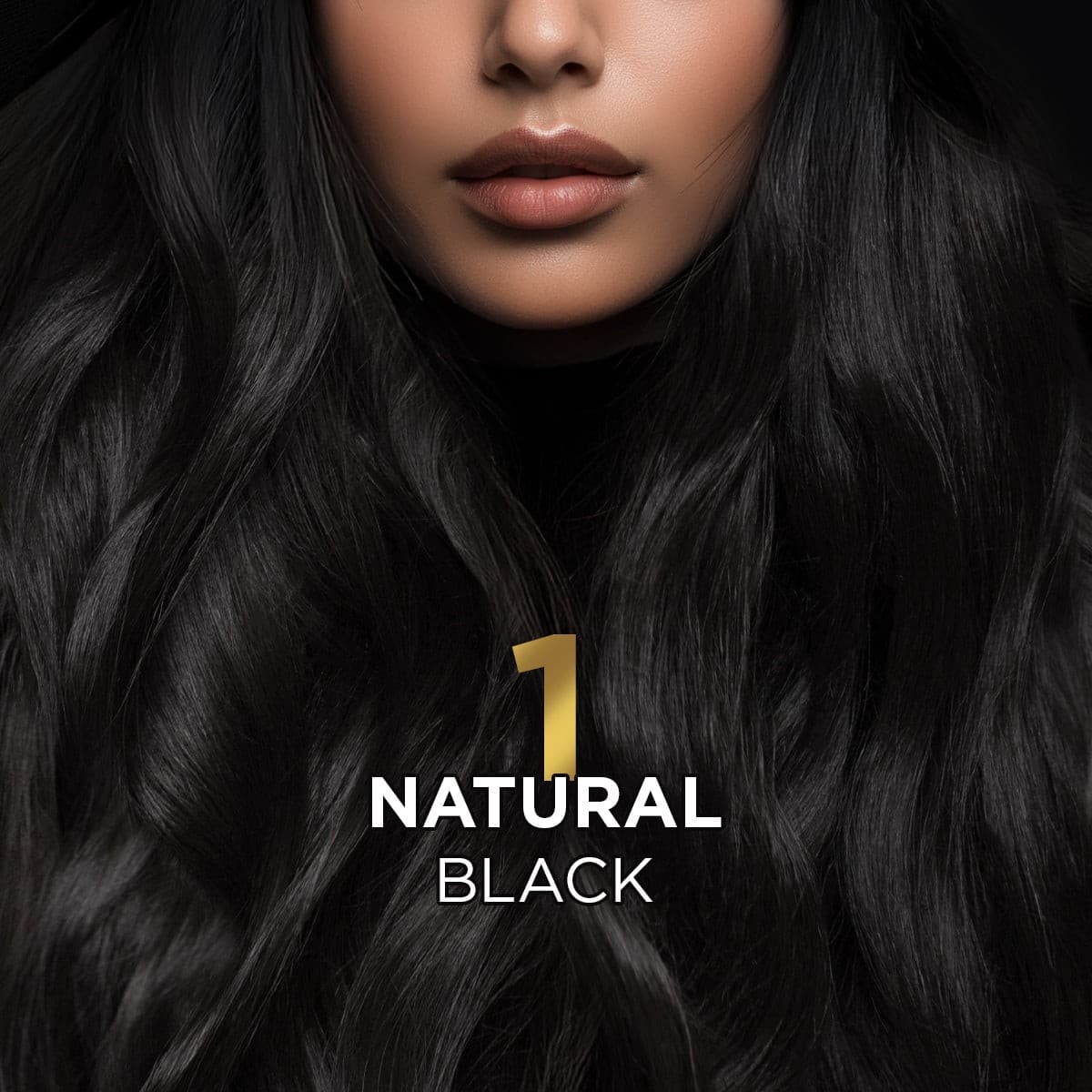 High Shine Conditioning Hair Colour - Natural Black (Shade 1)(Pack of 3)