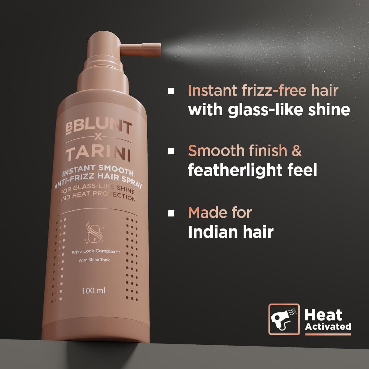 Instant Smooth Anti-Frizz Hair Spray - Tarini Peshawaria