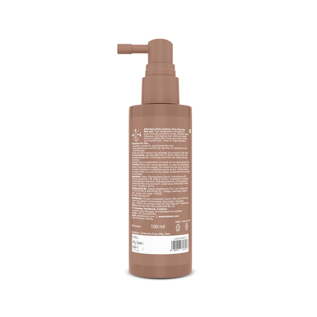 Instant Smooth Anti-Frizz Hair Spray - Tarini Peshawaria