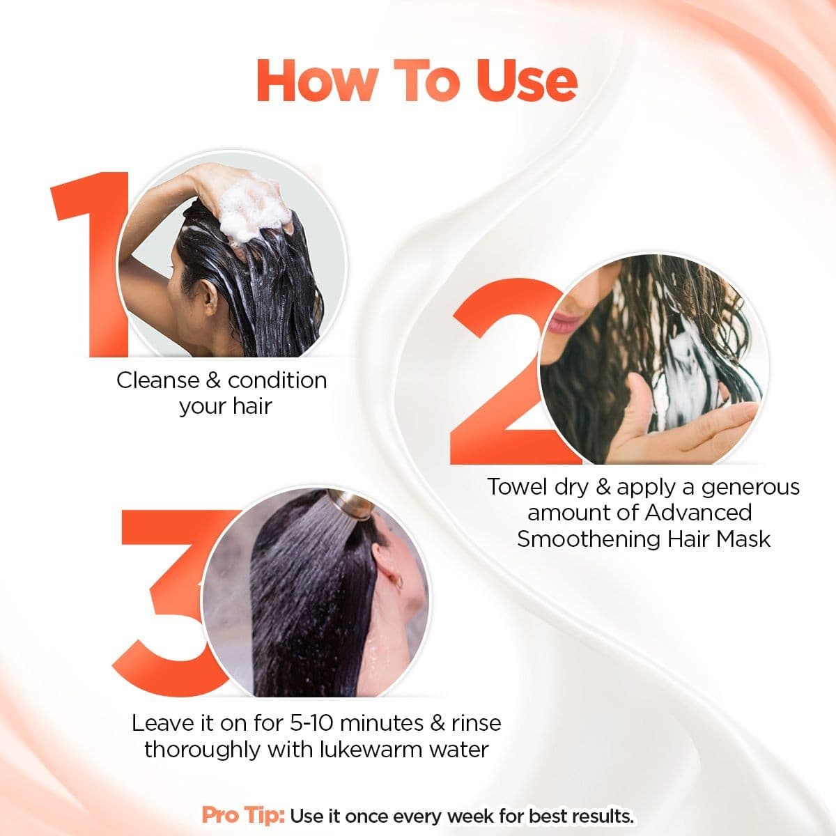 Offer : Advanced Smoothening Keratin Hair Mask with Keratin & Hyaluronic Acid - 150 g